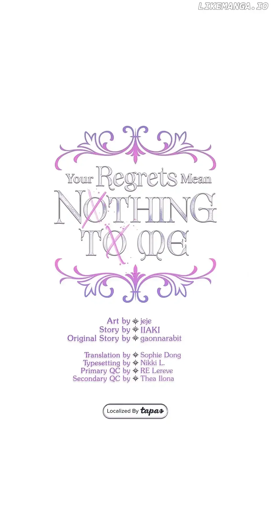 I Won’t Accept Your Regrets Chapter 115 page 33