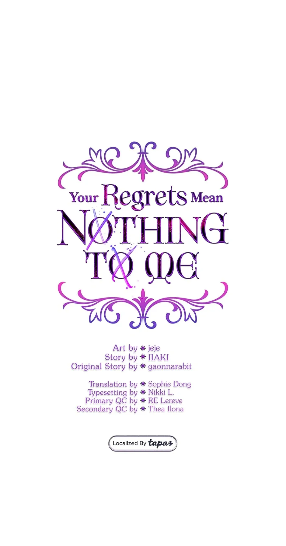 I Won’t Accept Your Regrets Chapter 131 page 2