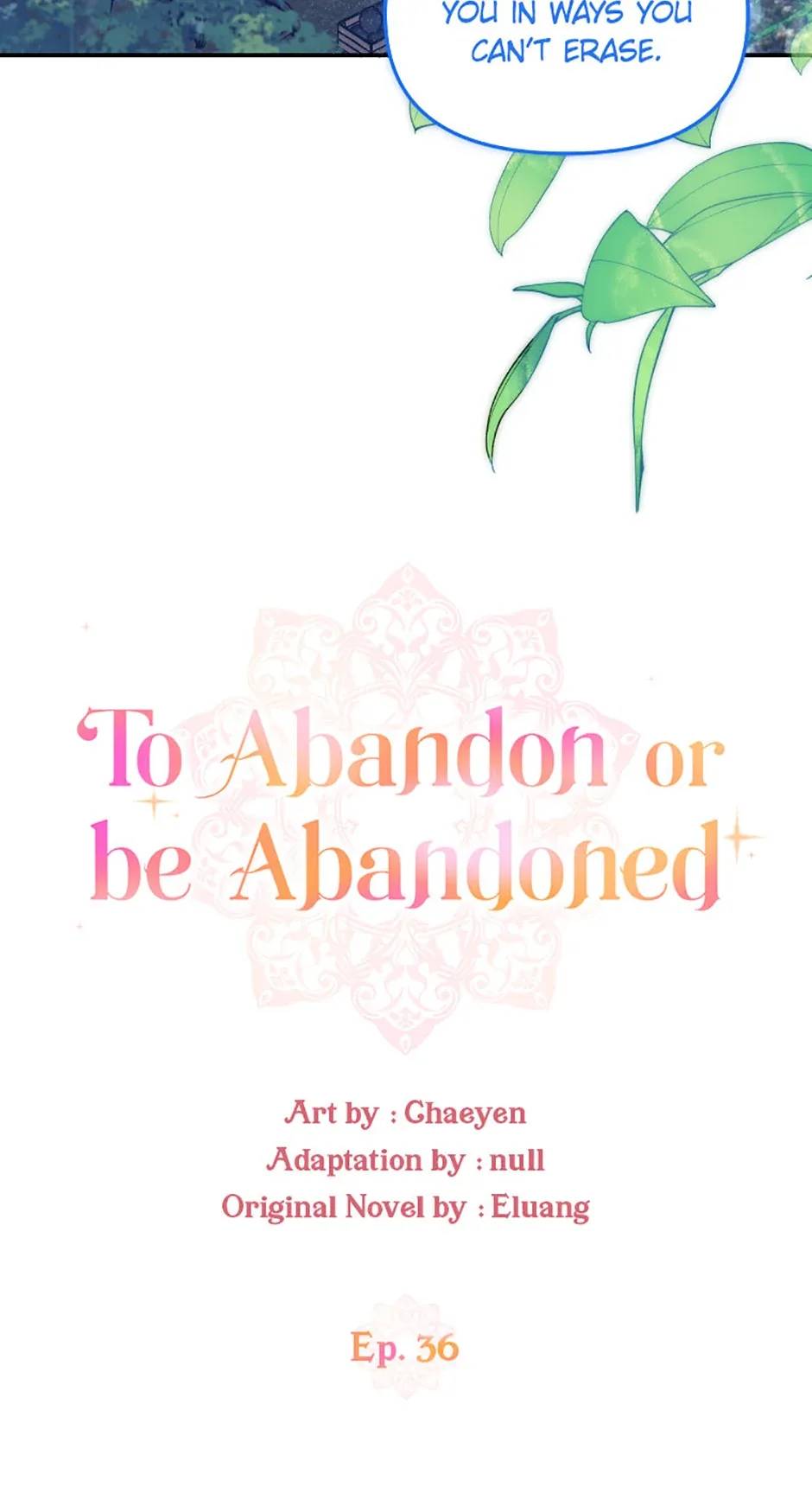 I’d Rather Abandon You Than Be Abandoned Chapter 36 page 17