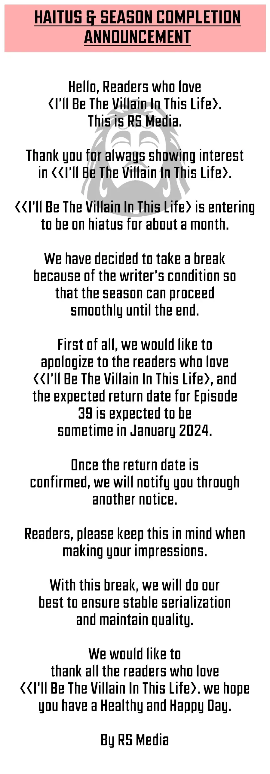 I’ll Be a Villain in This Life Chapter 38.5 page 2
