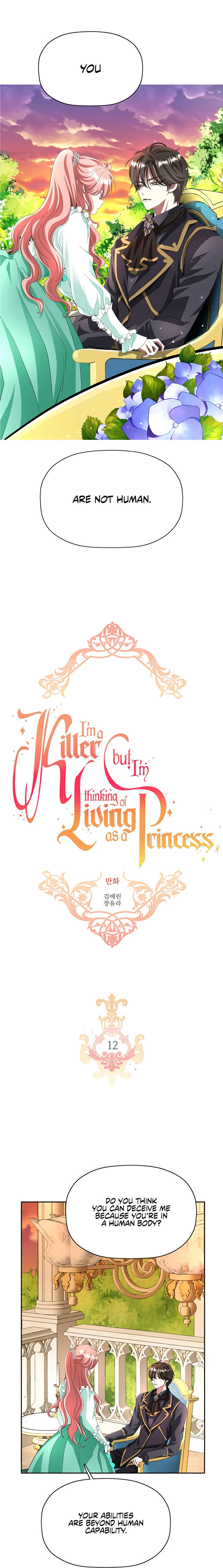 I’m a Killer but I’m Thinking of Living as a Princess Chapter 12 page 3
