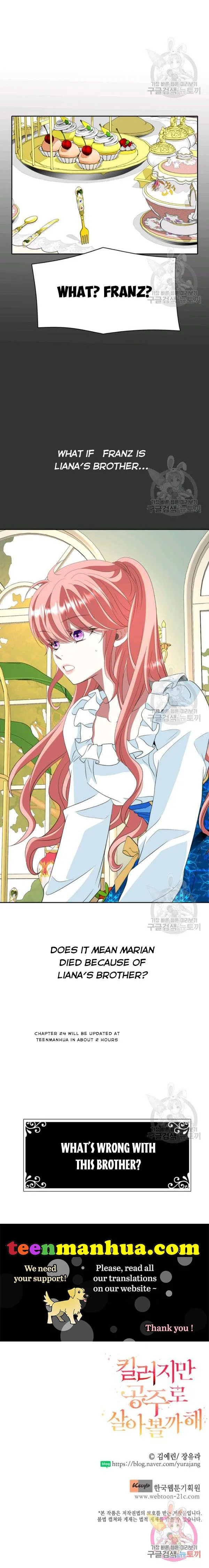 I’m a Killer but I’m Thinking of Living as a Princess Chapter 23 page 19