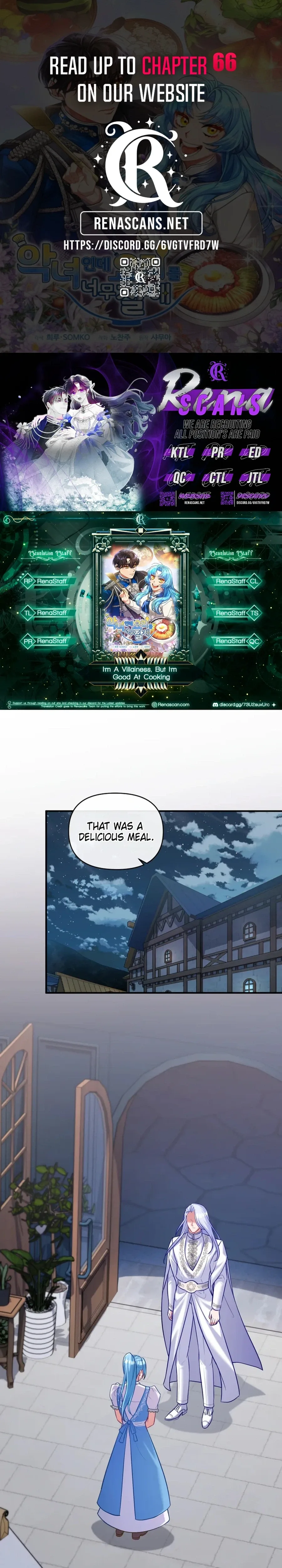 I’m a Villainess, but I’m Good at Cooking Chapter 62 page 1