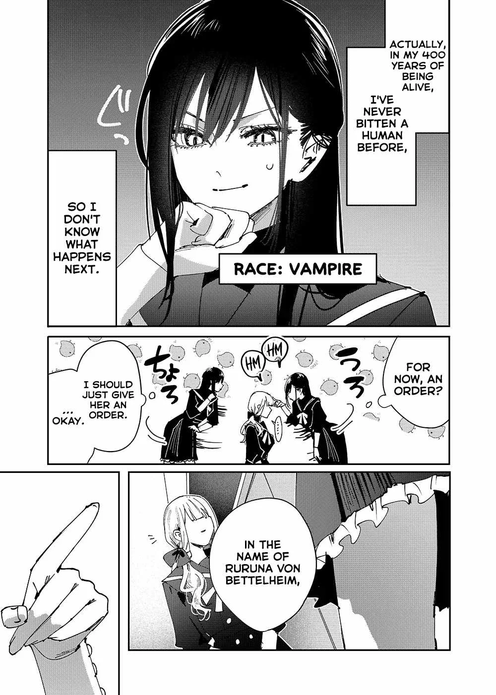 Girls × Vampire Chapter 1 page 4