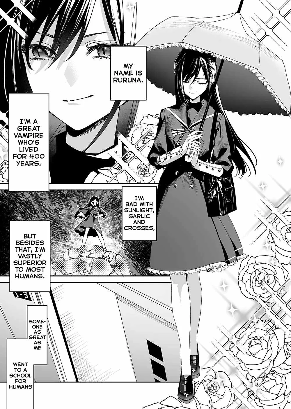 Girls × Vampire Chapter 3 page 1