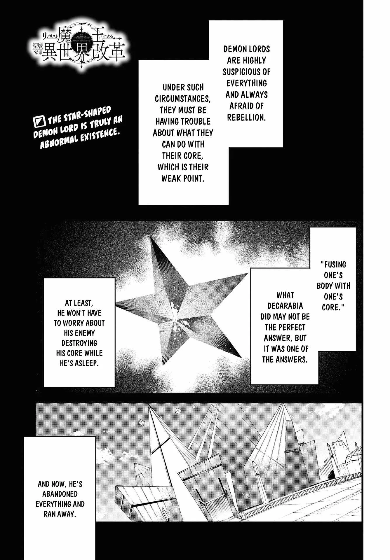 Realist Maou Niyoru Seiiki Naki Isekai Kaikaku Chapter 33 page 2