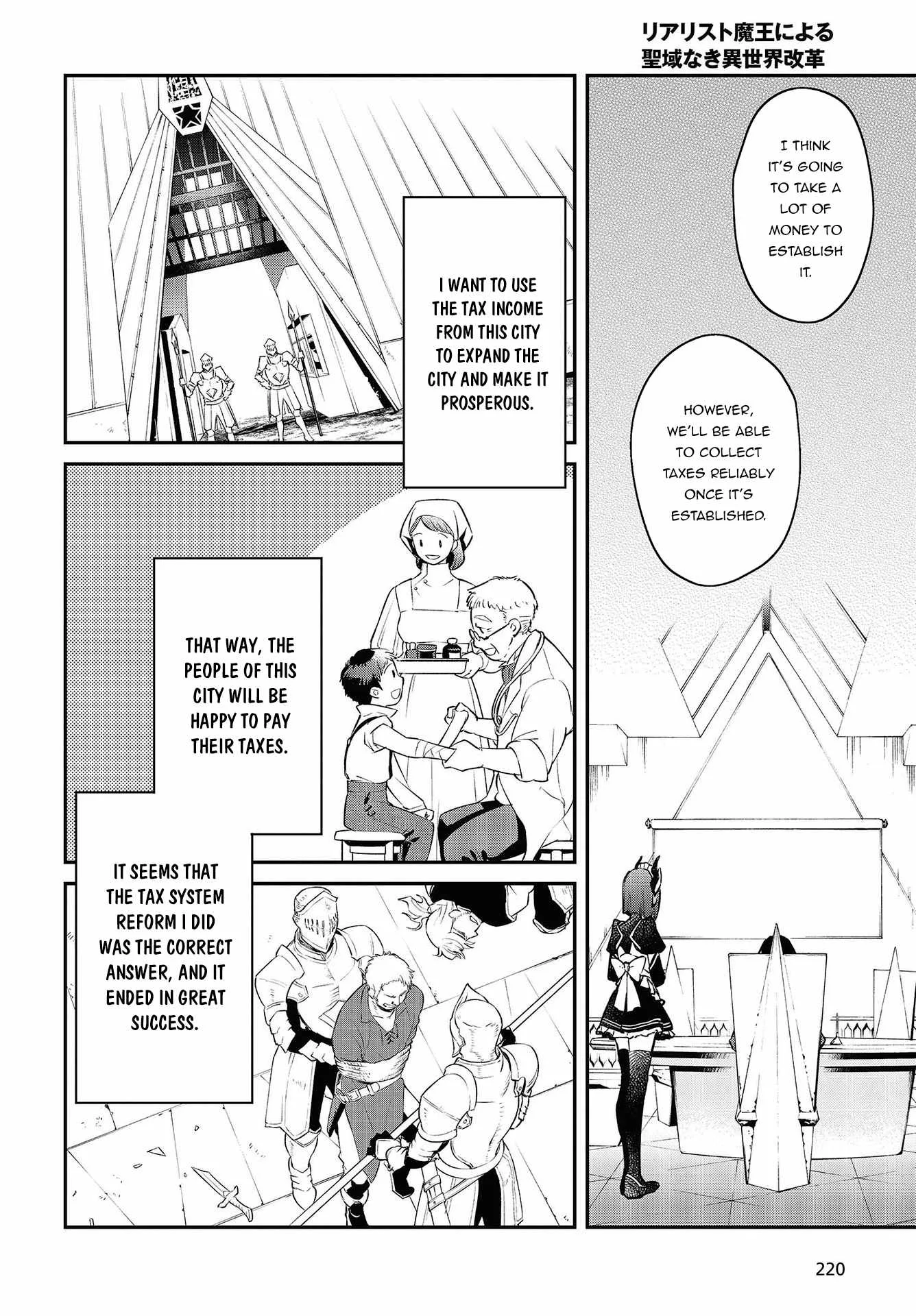 Realist Maou Niyoru Seiiki Naki Isekai Kaikaku Chapter 33 page 9