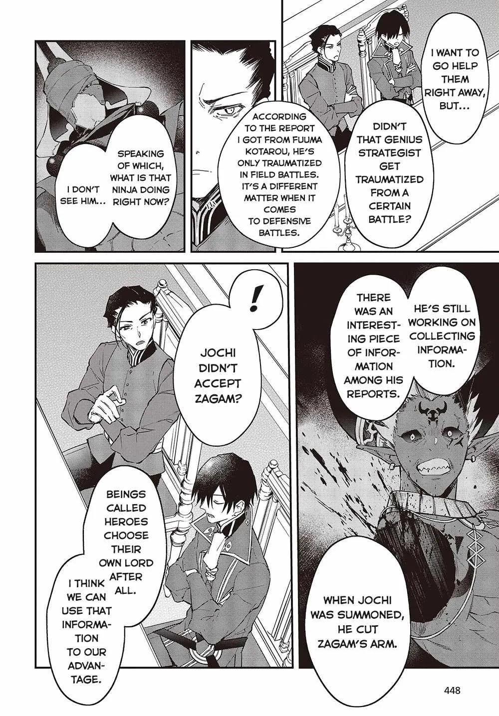 Realist Maou Niyoru Seiiki Naki Isekai Kaikaku Chapter 39 page 8
