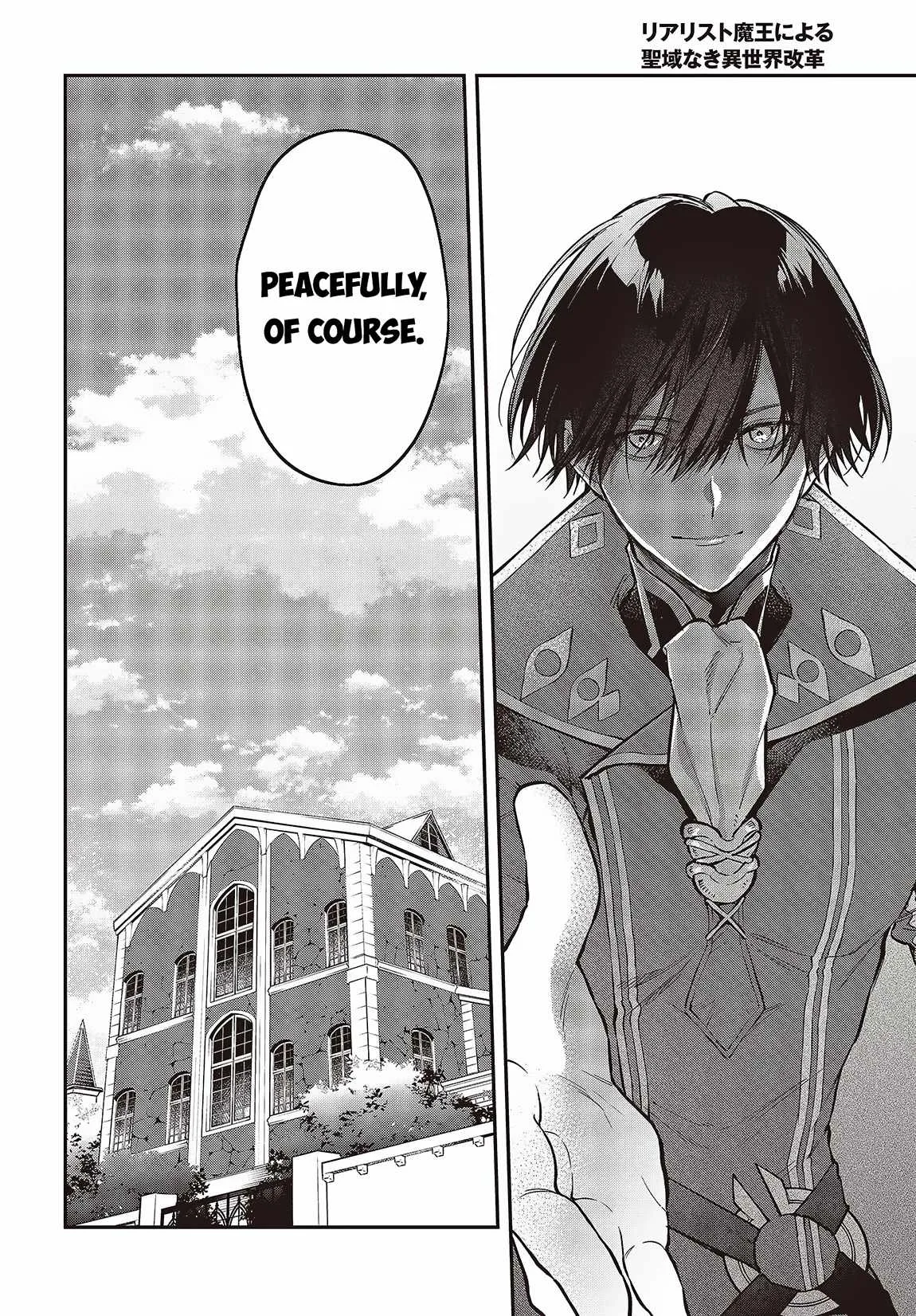 Realist Maou Niyoru Seiiki Naki Isekai Kaikaku Chapter 48 page 12