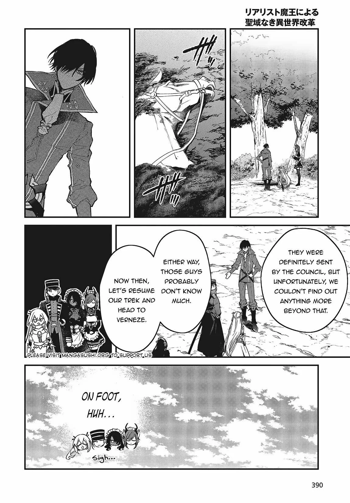 Realist Maou Niyoru Seiiki Naki Isekai Kaikaku Chapter 50 page 11
