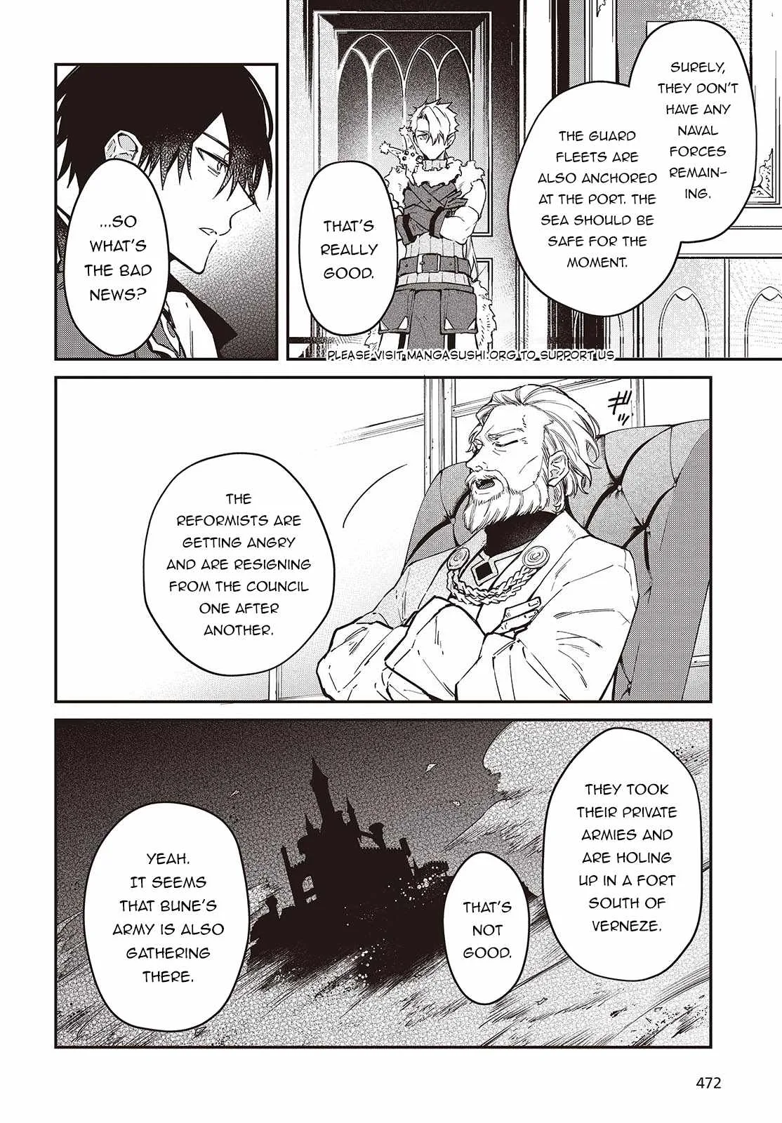 Realist Maou Niyoru Seiiki Naki Isekai Kaikaku Chapter 55 page 21