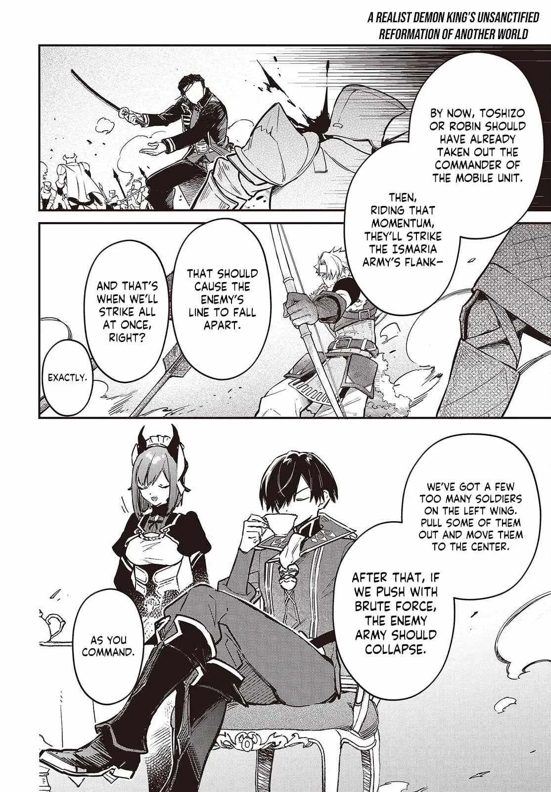 Realist Maou Niyoru Seiiki Naki Isekai Kaikaku Chapter 75 page 11
