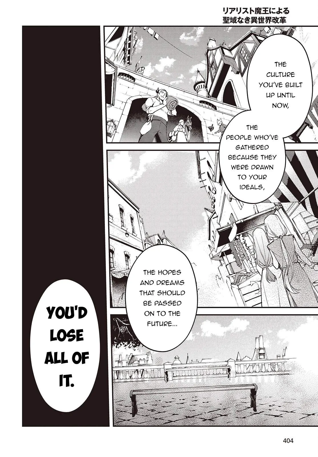 Realist Maou Niyoru Seiiki Naki Isekai Kaikaku Chapter 80 page 7