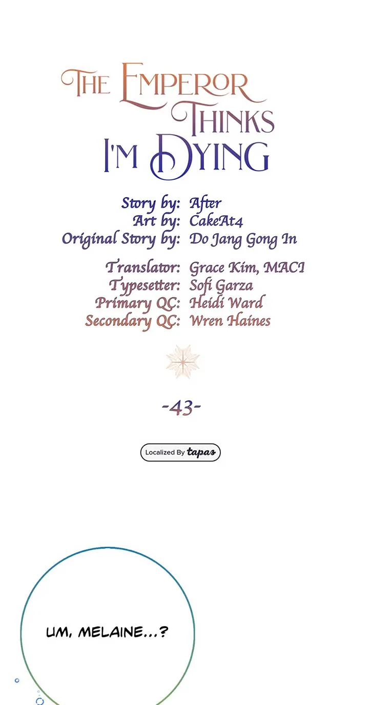 I’m In Trouble Because The Emperor Thinks I’m Terminally Ill Chapter 43 page 2
