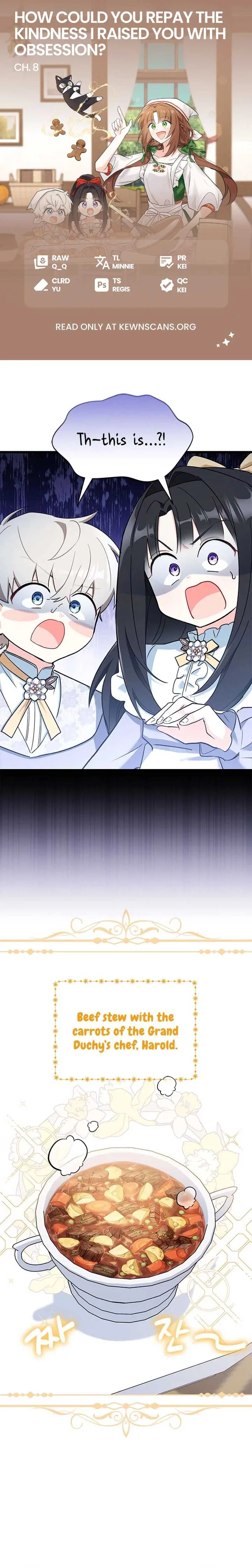 I’m Repaying The Kindness That Raised Me With Obsession Chapter 8 page 2