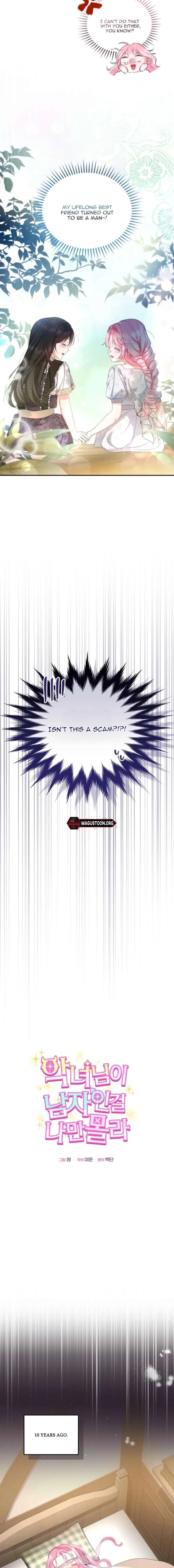 I’m the Only One Who Doesn’t Know the Villainess Is a Man Chapter 1 page 10