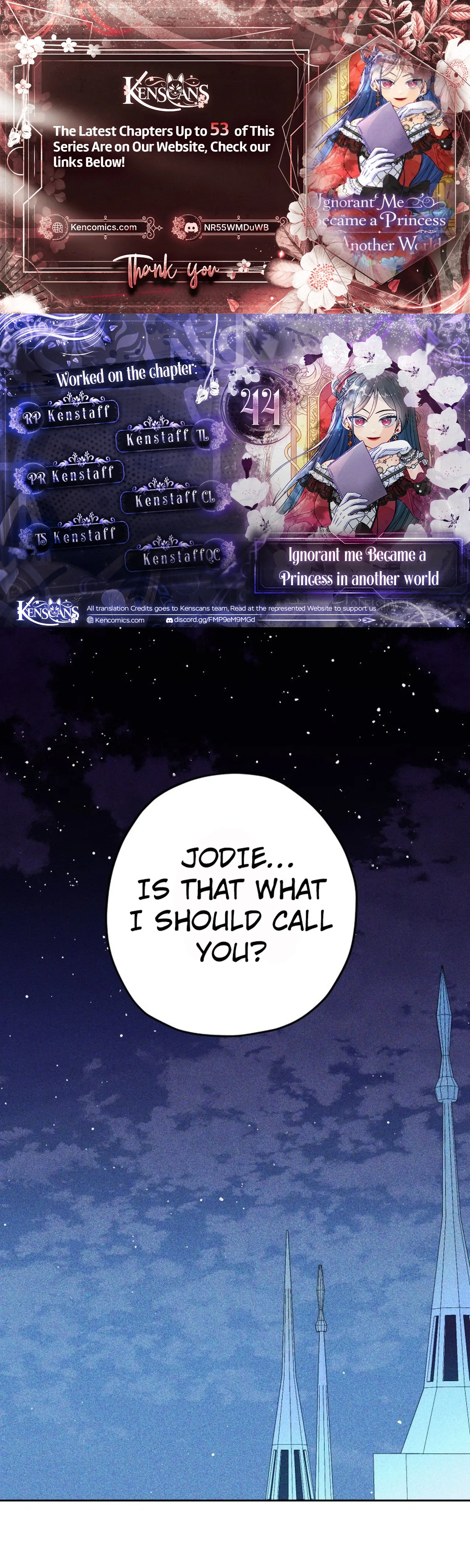 I’ve Become a Princess Because I’m Ignorant of This World Chapter 44 page 1