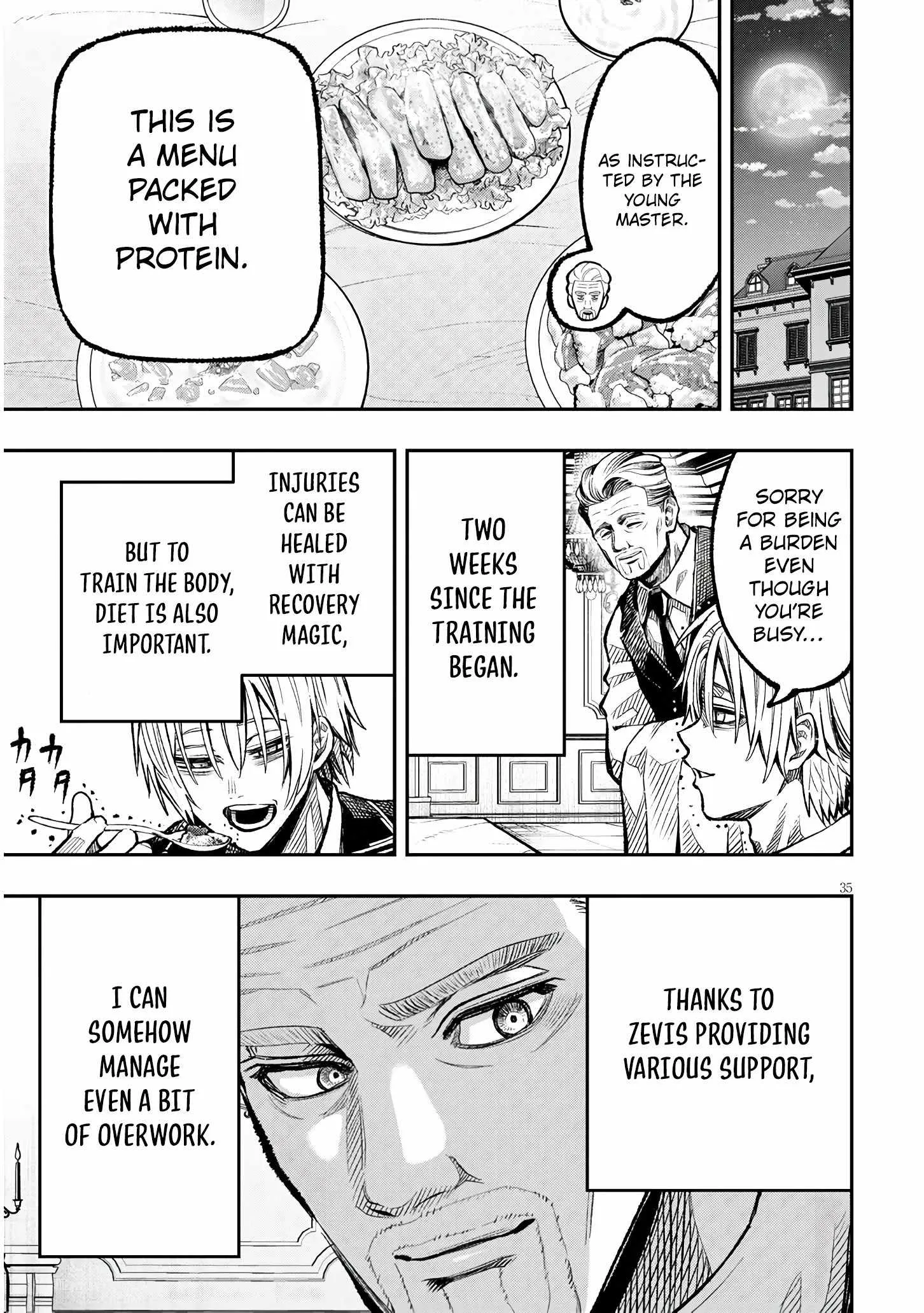Taida na Akujoku Kizoku ni Tensei shita Ore, Scenario o Bukkowashitara Kikakugai no Maryoku de Saikyou ni Natta Chapter 1 page 35