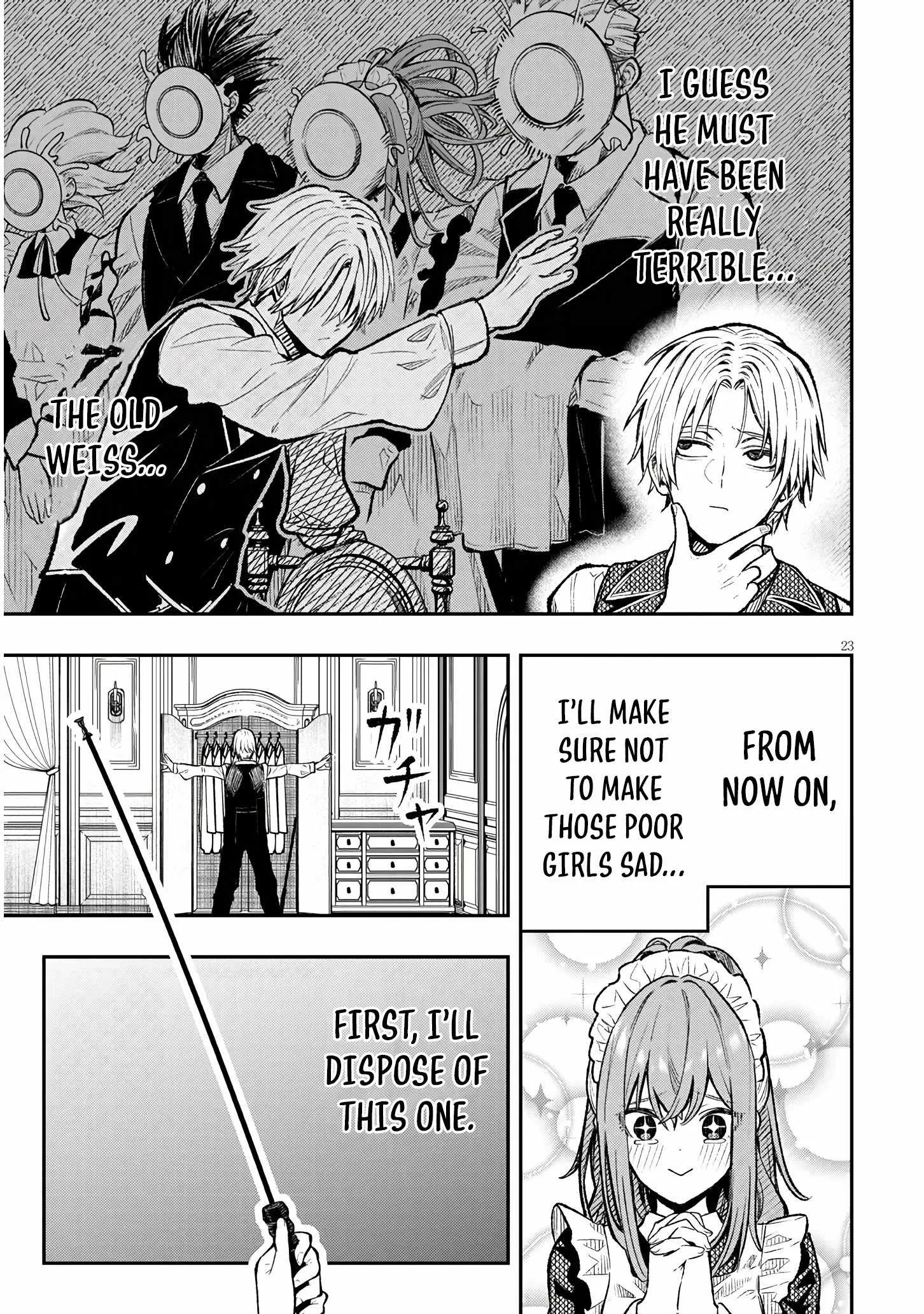 Taida na Akujoku Kizoku ni Tensei shita Ore, Scenario o Bukkowashitara Kikakugai no Maryoku de Saikyou ni Natta Chapter 1 page 23