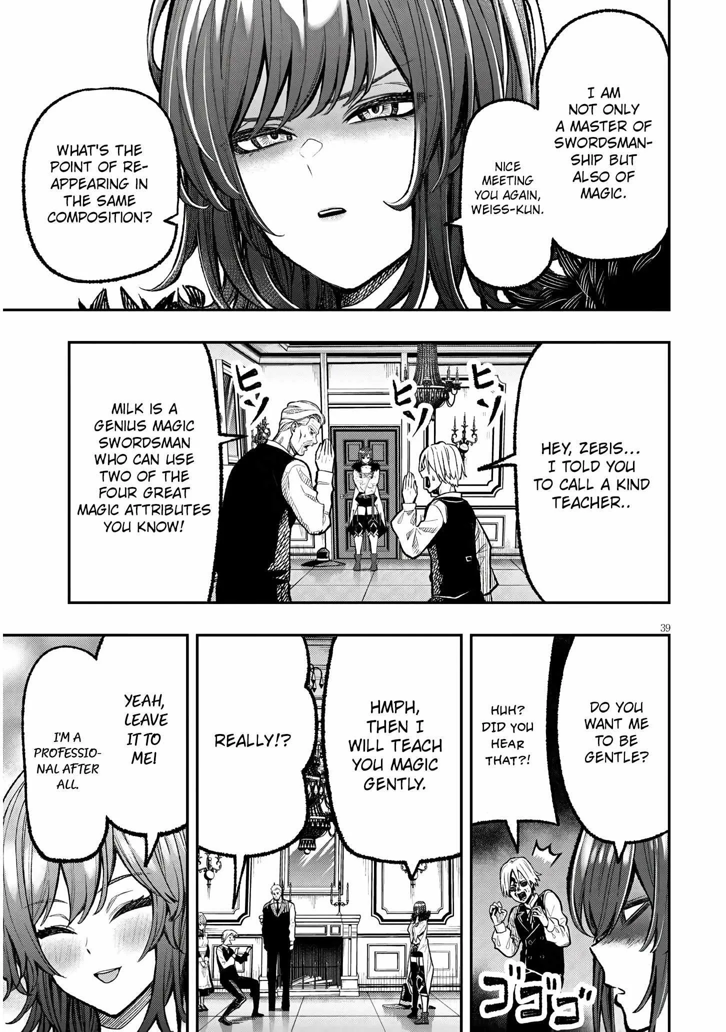 Taida na Akujoku Kizoku ni Tensei shita Ore, Scenario o Bukkowashitara Kikakugai no Maryoku de Saikyou ni Natta Chapter 1 page 39