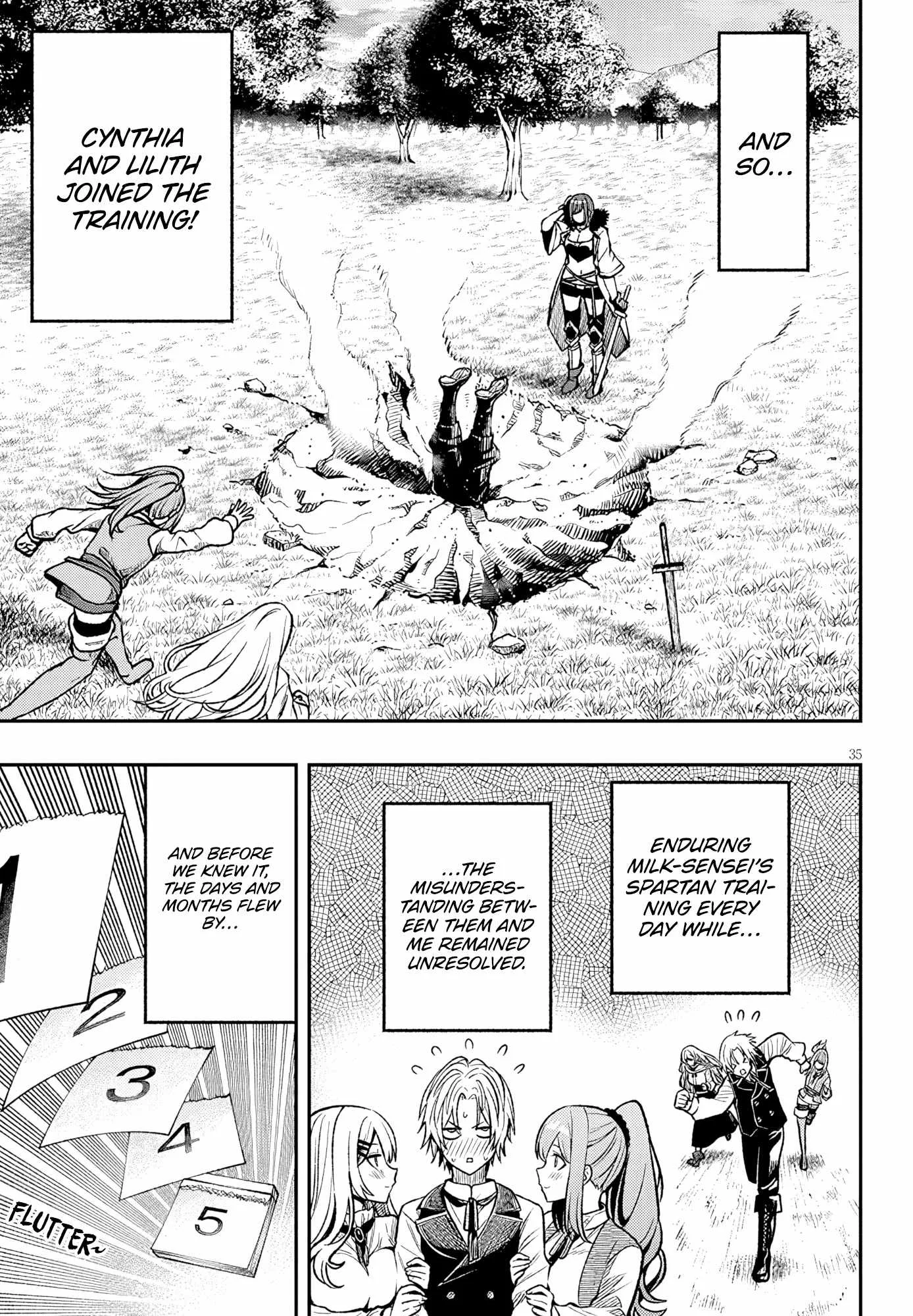 Taida na Akujoku Kizoku ni Tensei shita Ore, Scenario o Bukkowashitara Kikakugai no Maryoku de Saikyou ni Natta Chapter 5 page 35