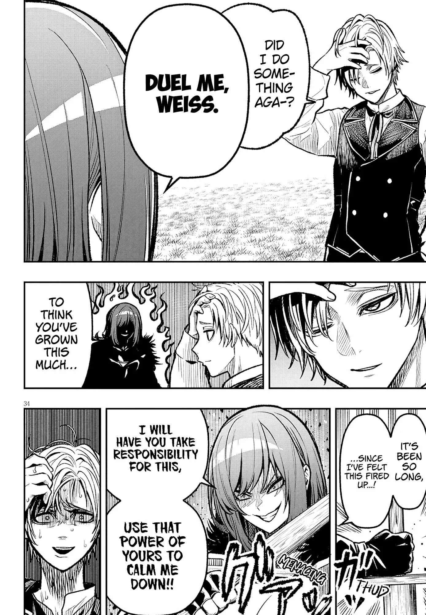 Taida na Akujoku Kizoku ni Tensei shita Ore, Scenario o Bukkowashitara Kikakugai no Maryoku de Saikyou ni Natta Chapter 5 page 34