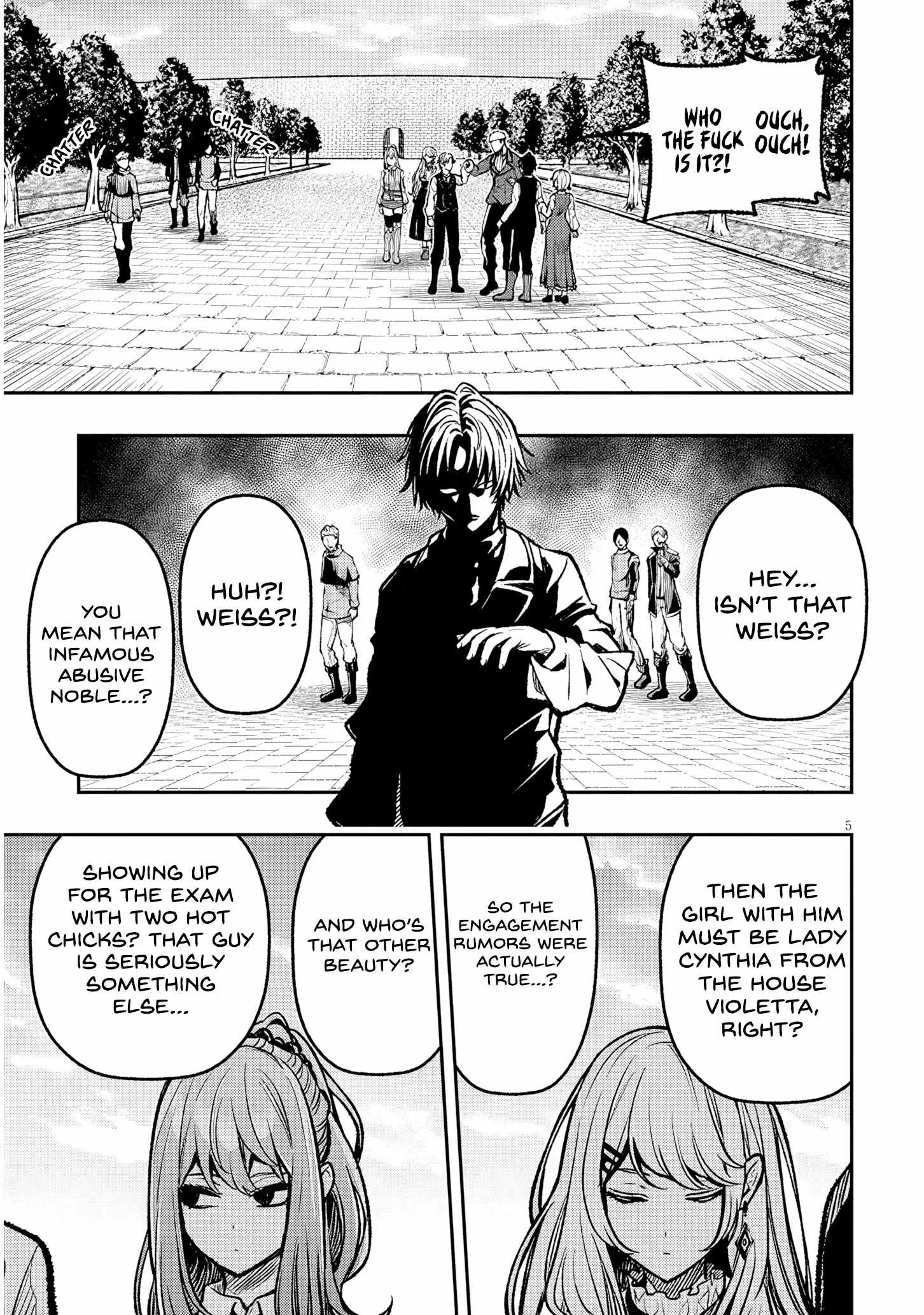 Taida na Akujoku Kizoku ni Tensei shita Ore, Scenario o Bukkowashitara Kikakugai no Maryoku de Saikyou ni Natta Chapter 6 page 5
