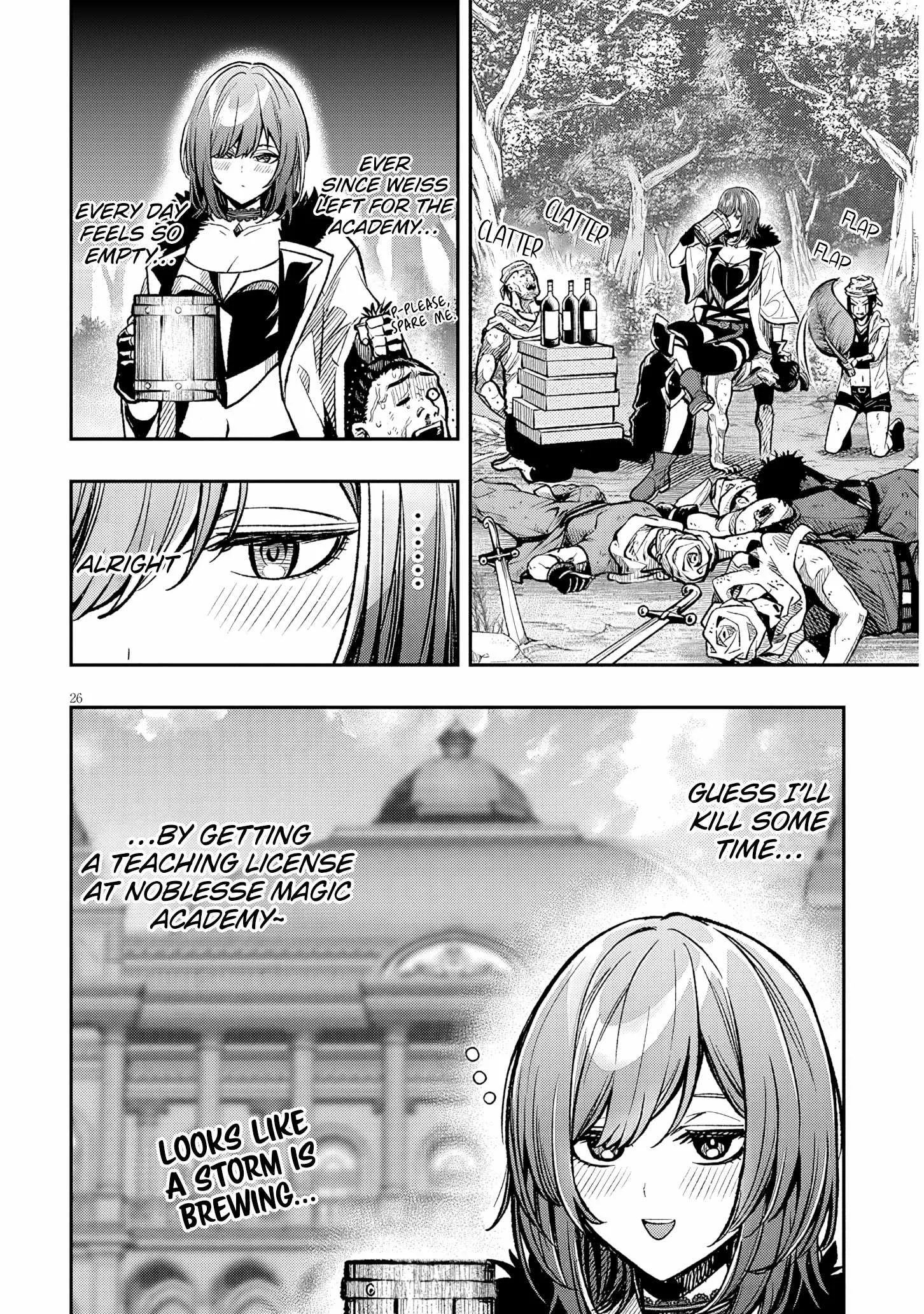Taida na Akujoku Kizoku ni Tensei shita Ore, Scenario o Bukkowashitara Kikakugai no Maryoku de Saikyou ni Natta Chapter 7 page 26