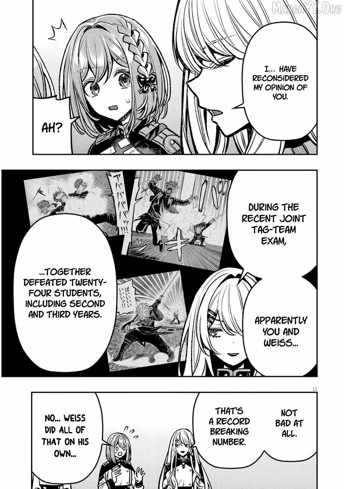 Taida na Akujoku Kizoku ni Tensei shita Ore, Scenario o Bukkowashitara Kikakugai no Maryoku de Saikyou ni Natta Chapter 15 page 11