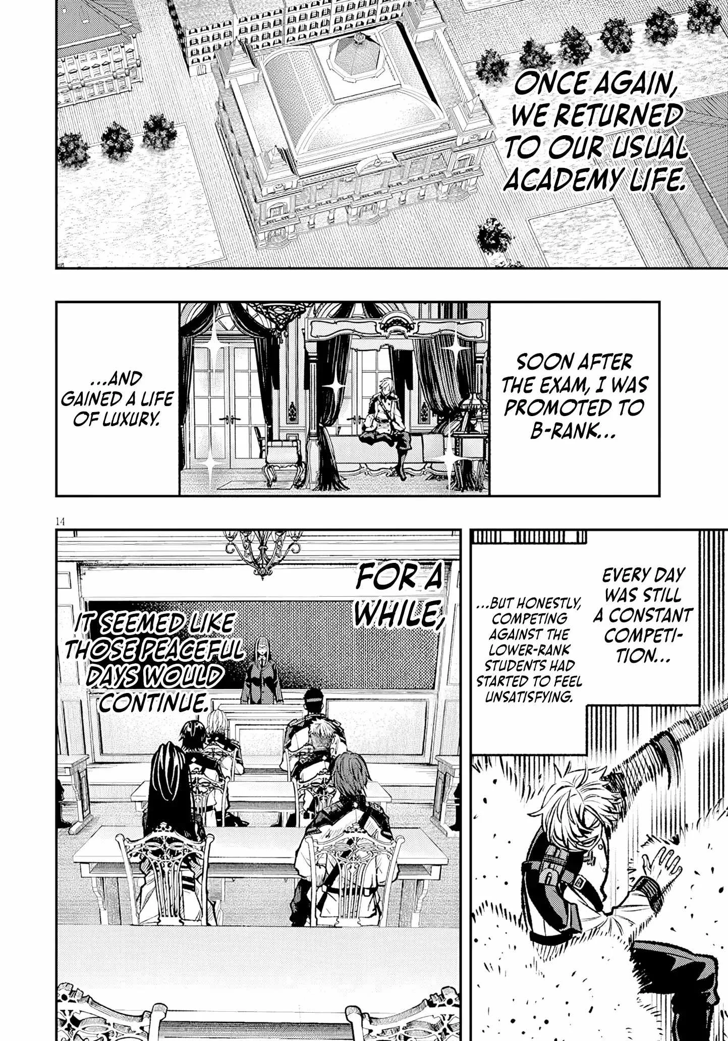 Taida na Akujoku Kizoku ni Tensei shita Ore, Scenario o Bukkowashitara Kikakugai no Maryoku de Saikyou ni Natta Chapter 13 page 14