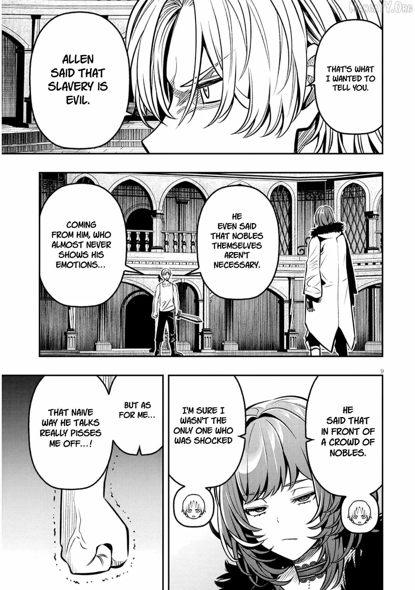Taida na Akujoku Kizoku ni Tensei shita Ore, Scenario o Bukkowashitara Kikakugai no Maryoku de Saikyou ni Natta Chapter 17 page 9