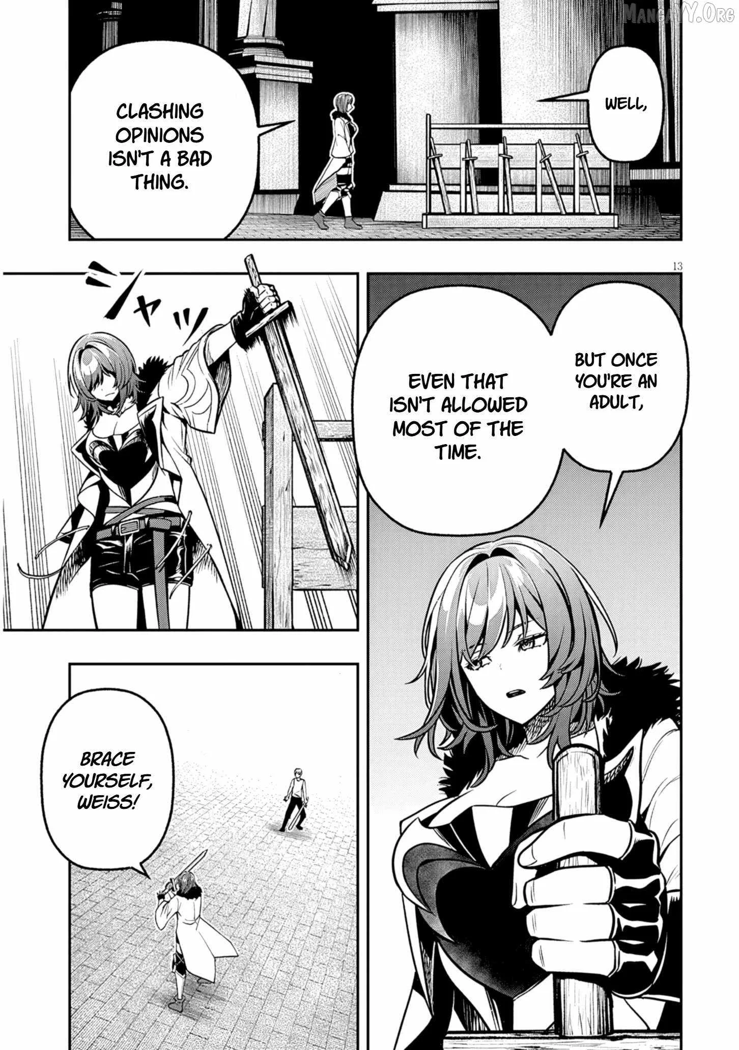 Taida na Akujoku Kizoku ni Tensei shita Ore, Scenario o Bukkowashitara Kikakugai no Maryoku de Saikyou ni Natta Chapter 17 page 13