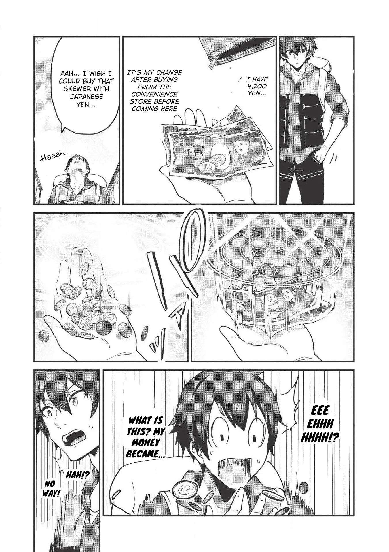 Itsudemo Jitaku Ni Kaerareru Ore Wa, Isekai De Gyoushounin O Hajimemashita Chapter 1 page 19