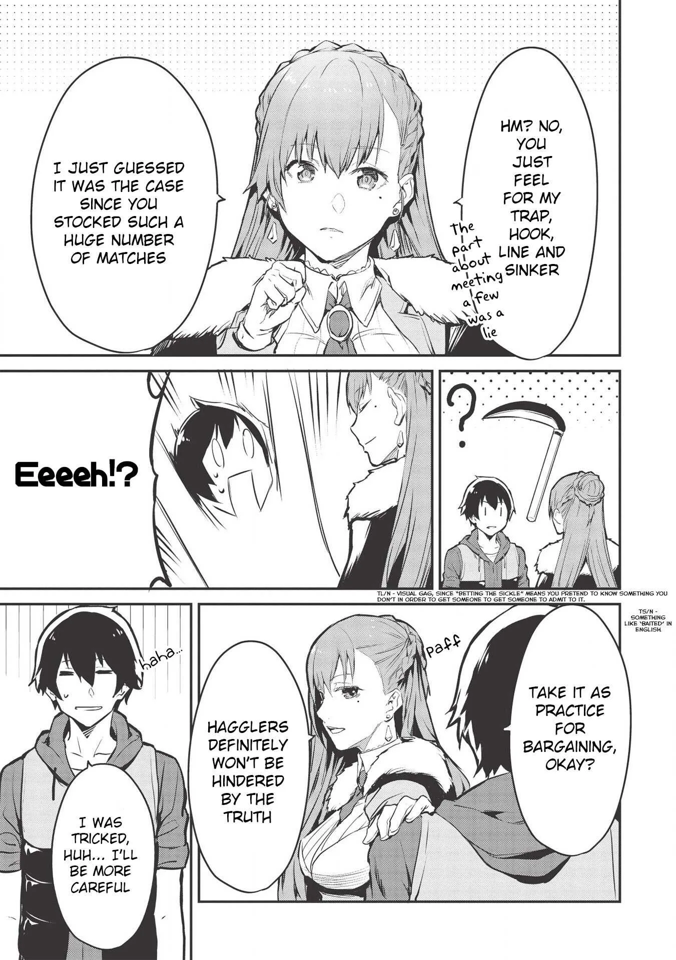 Itsudemo Jitaku Ni Kaerareru Ore Wa, Isekai De Gyoushounin O Hajimemashita Chapter 14 page 9