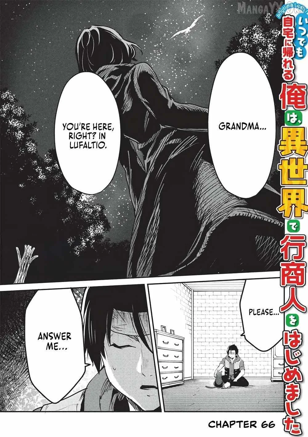 Itsudemo Jitaku Ni Kaerareru Ore Wa, Isekai De Gyoushounin O Hajimemashita Chapter 66 page 1