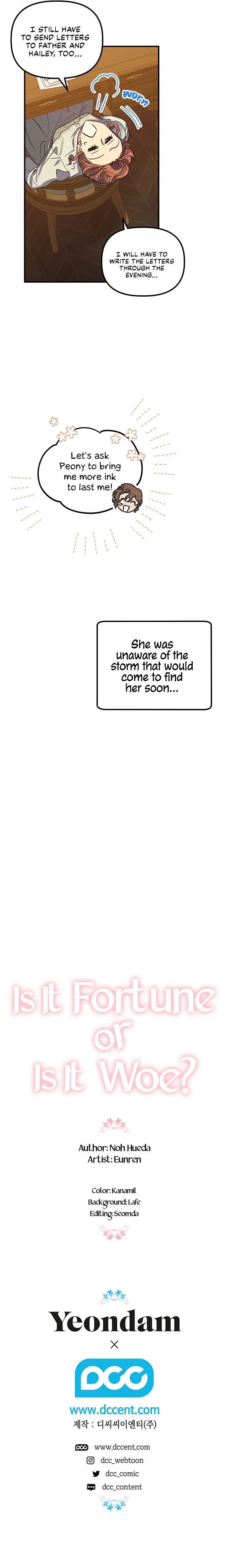Is It a Fortune or Is It a Woe? Chapter 19 page 16