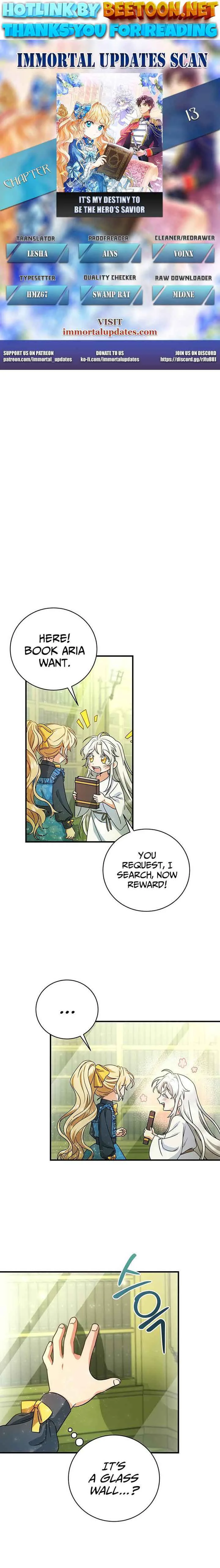 It’s My Destiny To Be The Hero’s Saviour Chapter 13 page 2