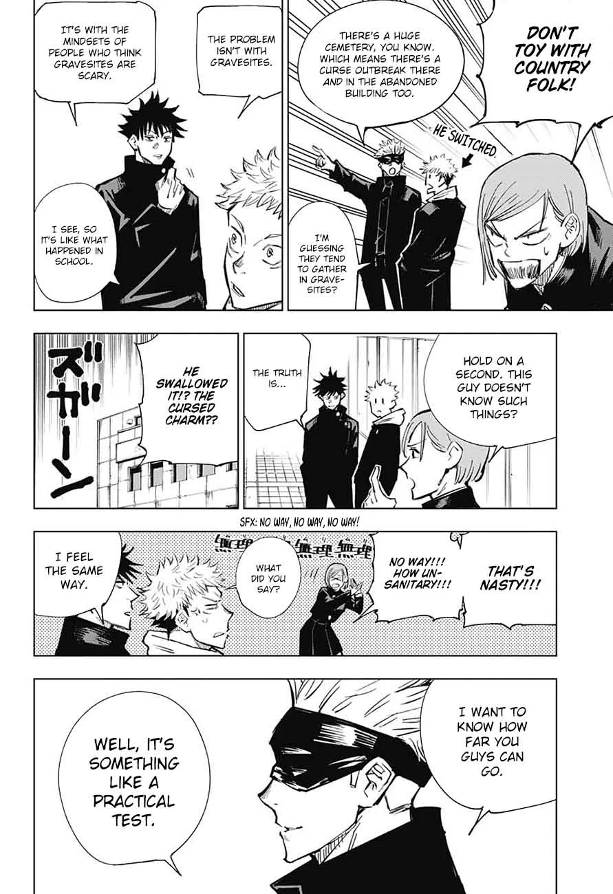 JUJUTSU KAISEN Chapter 4 page 9