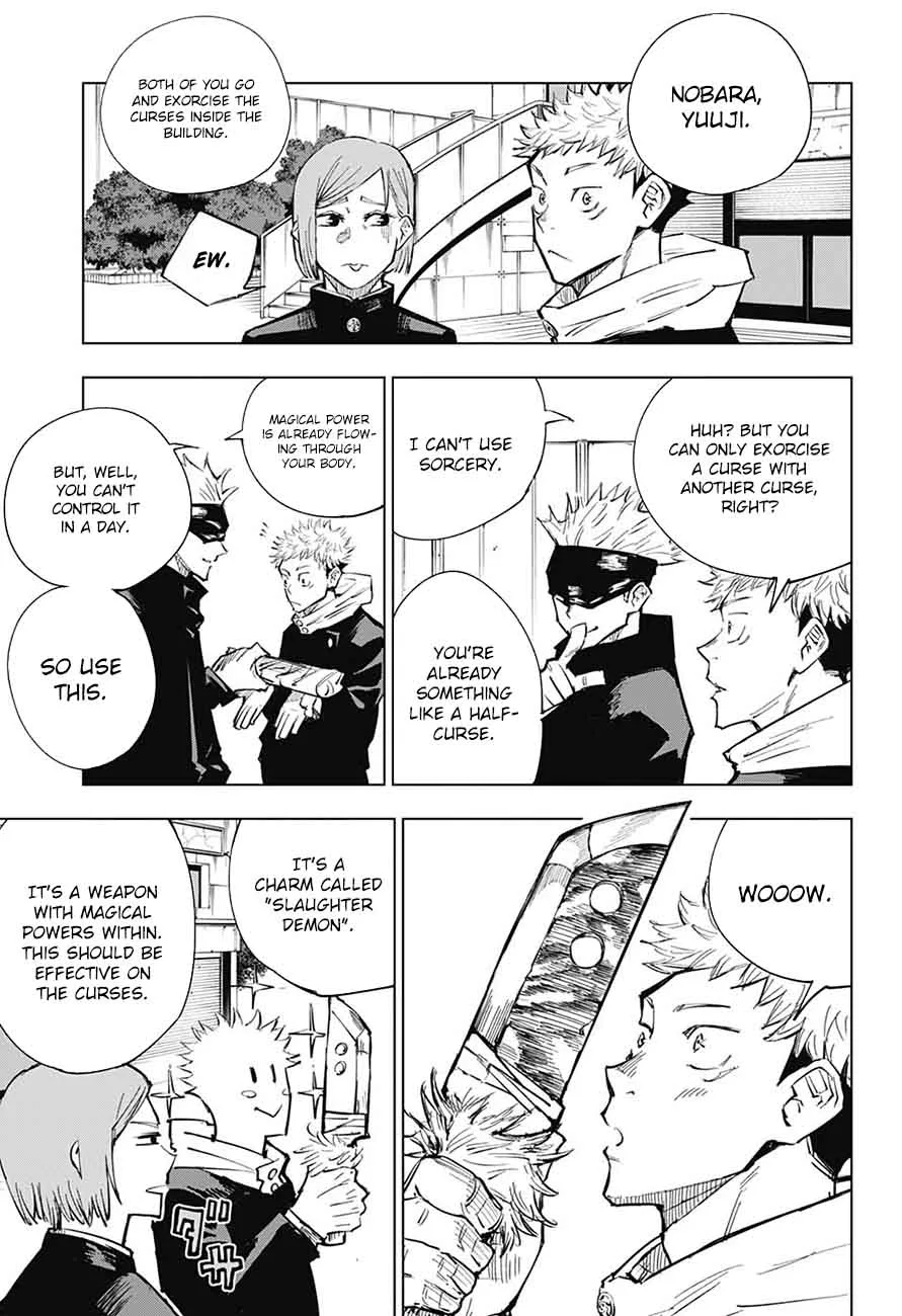 JUJUTSU KAISEN Chapter 4 page 10