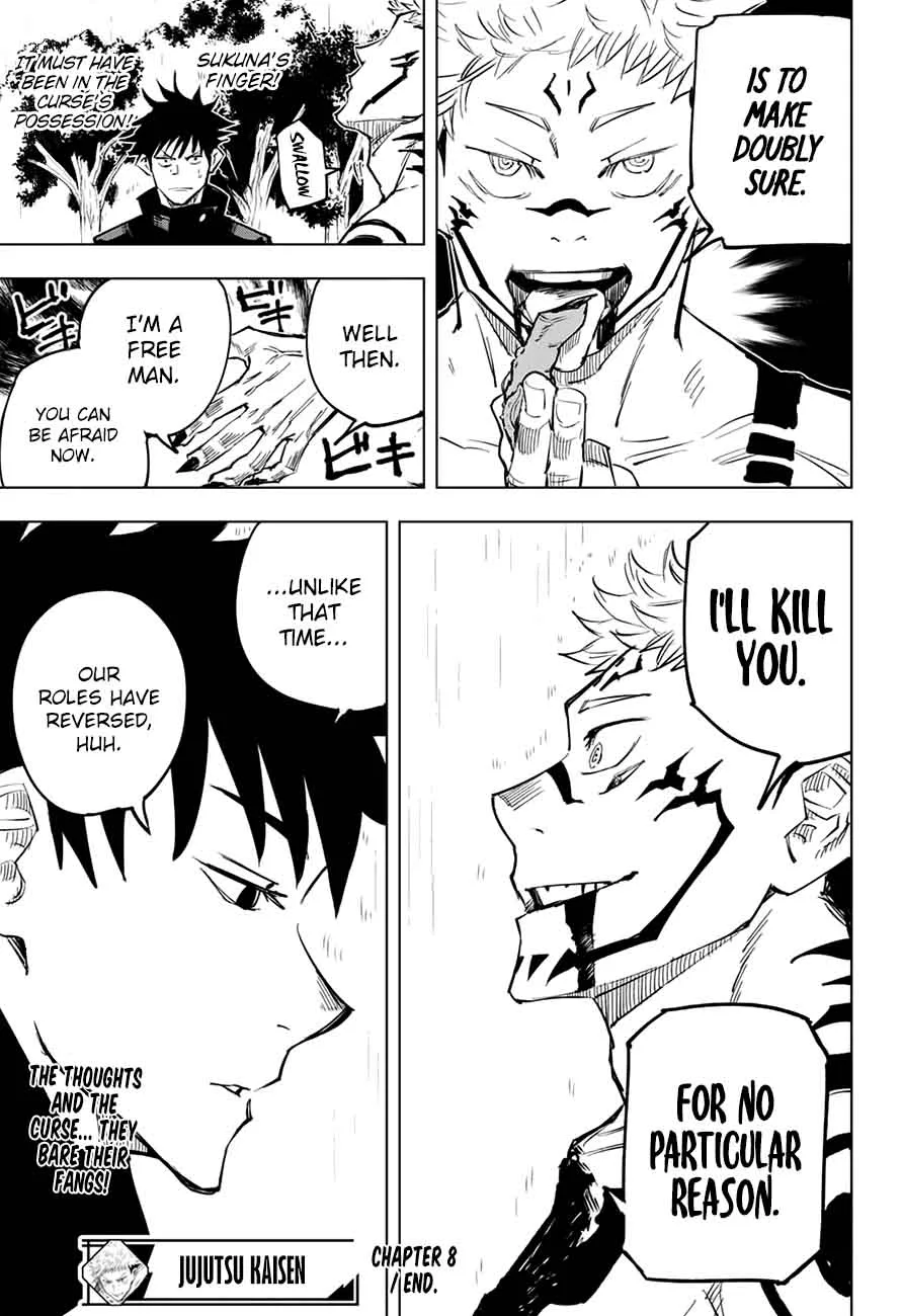JUJUTSU KAISEN Chapter 8 page 19