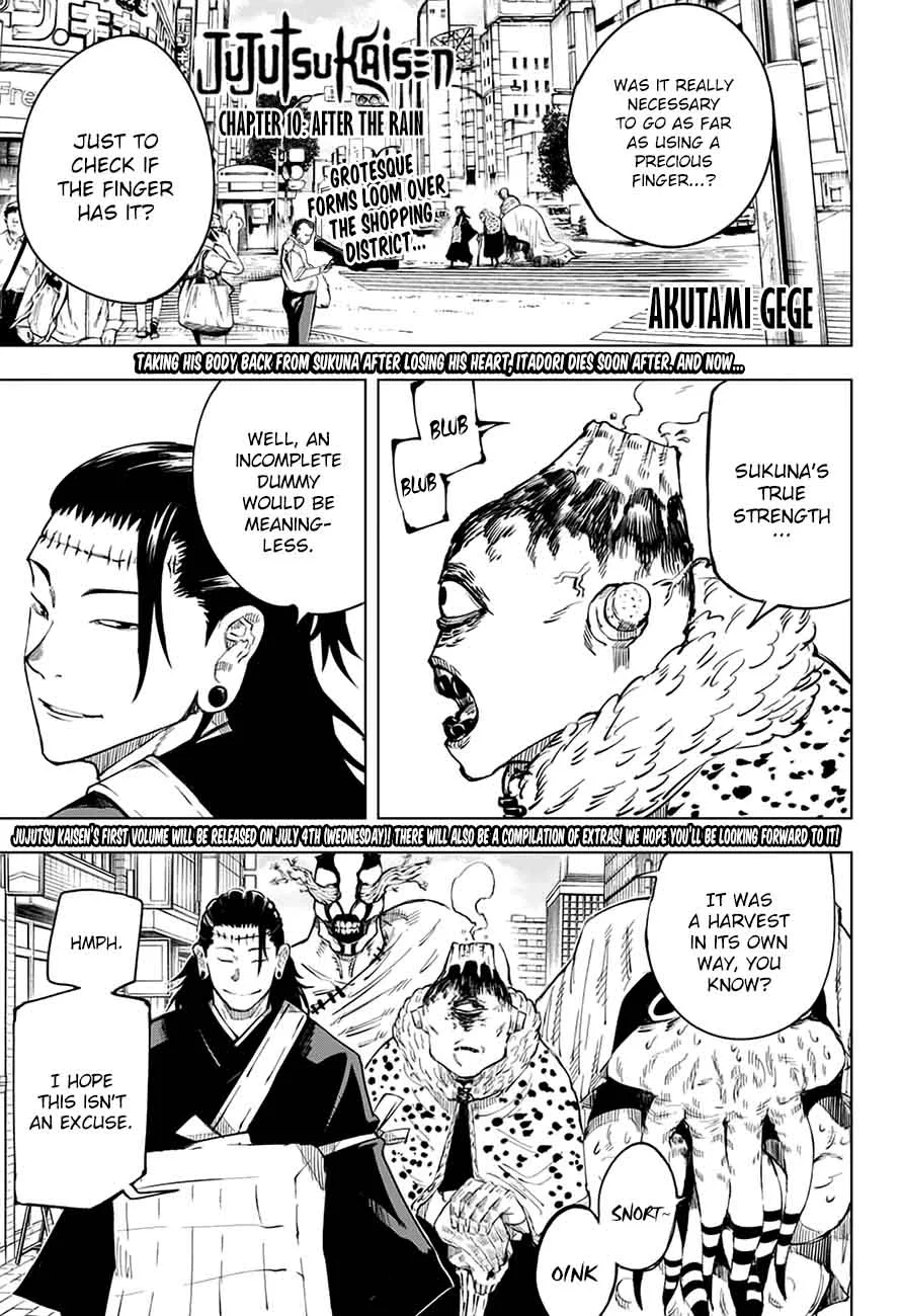 JUJUTSU KAISEN Chapter 10 page 2