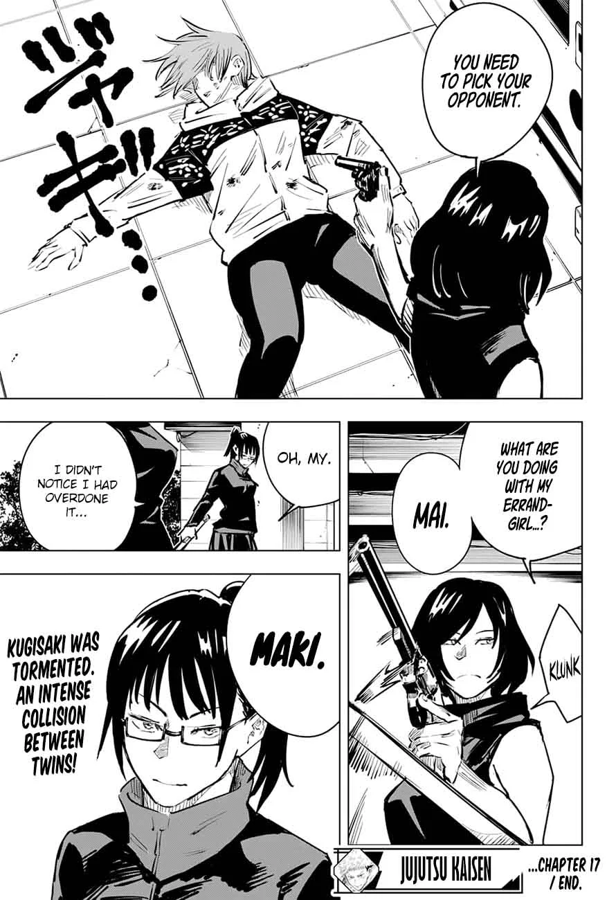 JUJUTSU KAISEN Chapter 17 page 20
