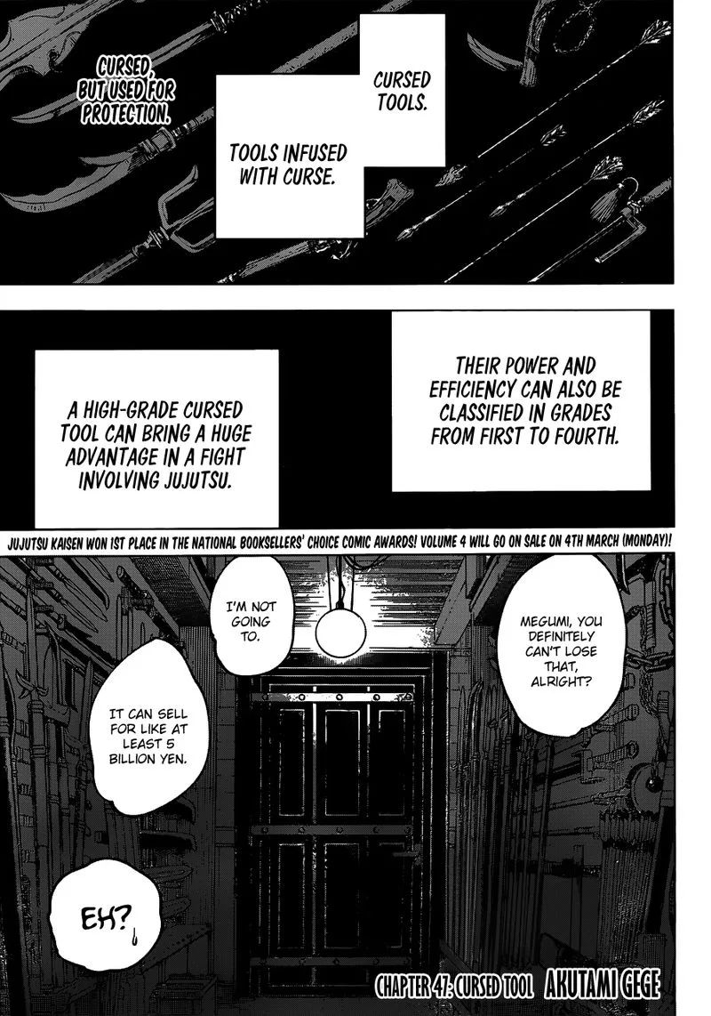 JUJUTSU KAISEN Chapter 47 page 2