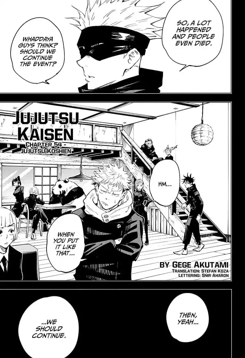 JUJUTSU KAISEN Chapter 54 page 2