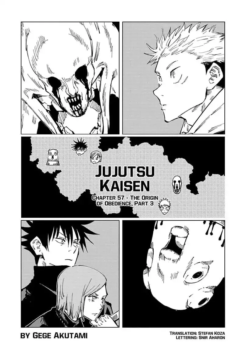 JUJUTSU KAISEN Chapter 57 page 2