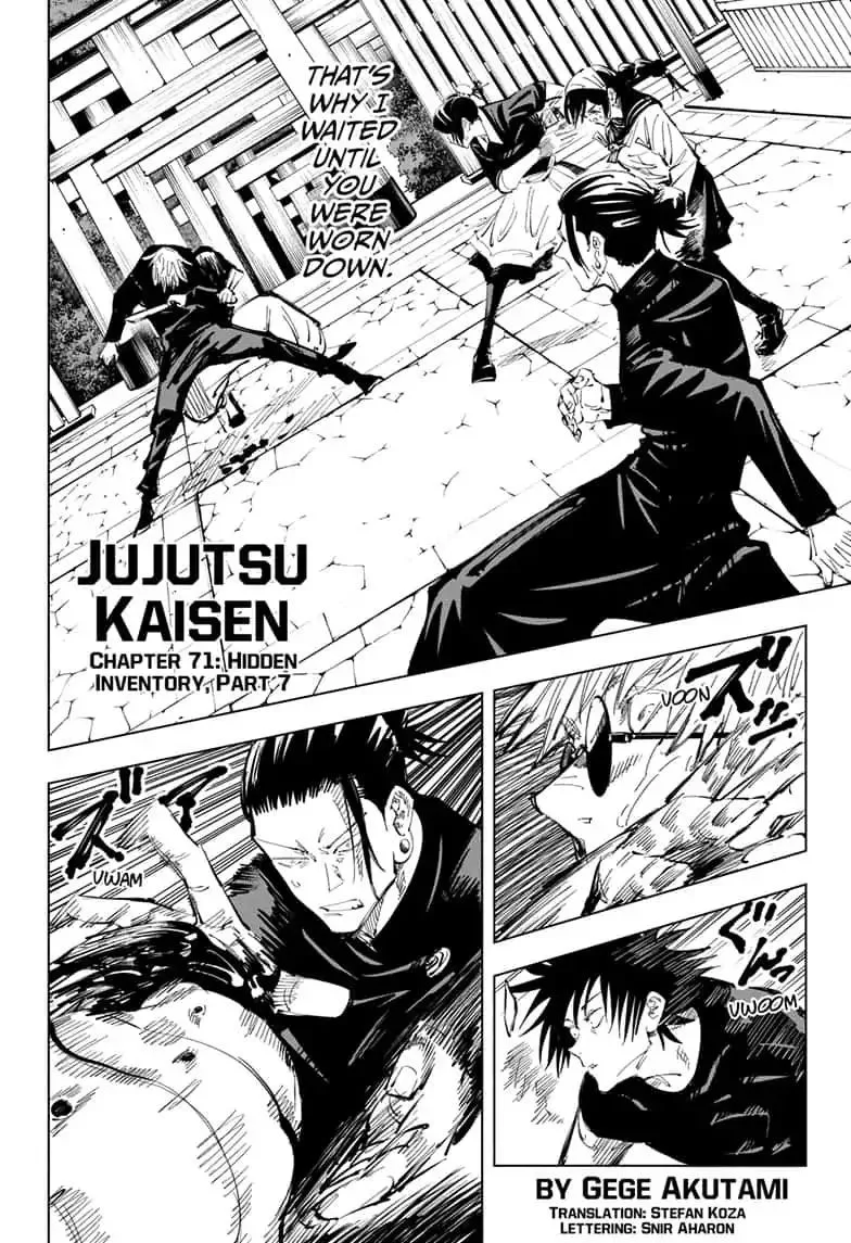 JUJUTSU KAISEN Chapter 71 page 3
