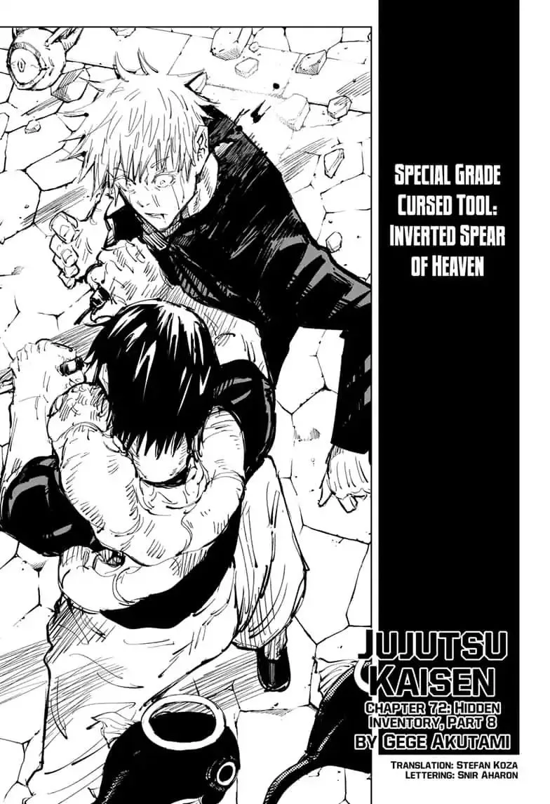 JUJUTSU KAISEN Chapter 72 page 2