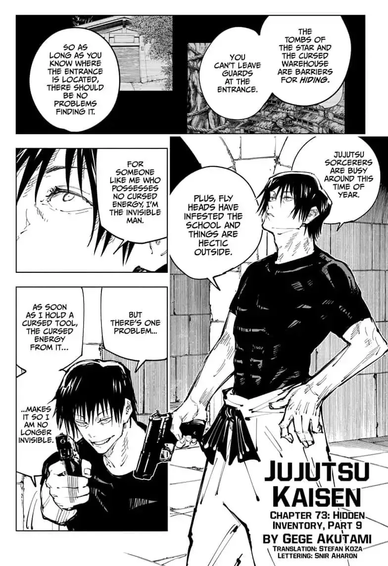 JUJUTSU KAISEN Chapter 73 page 2