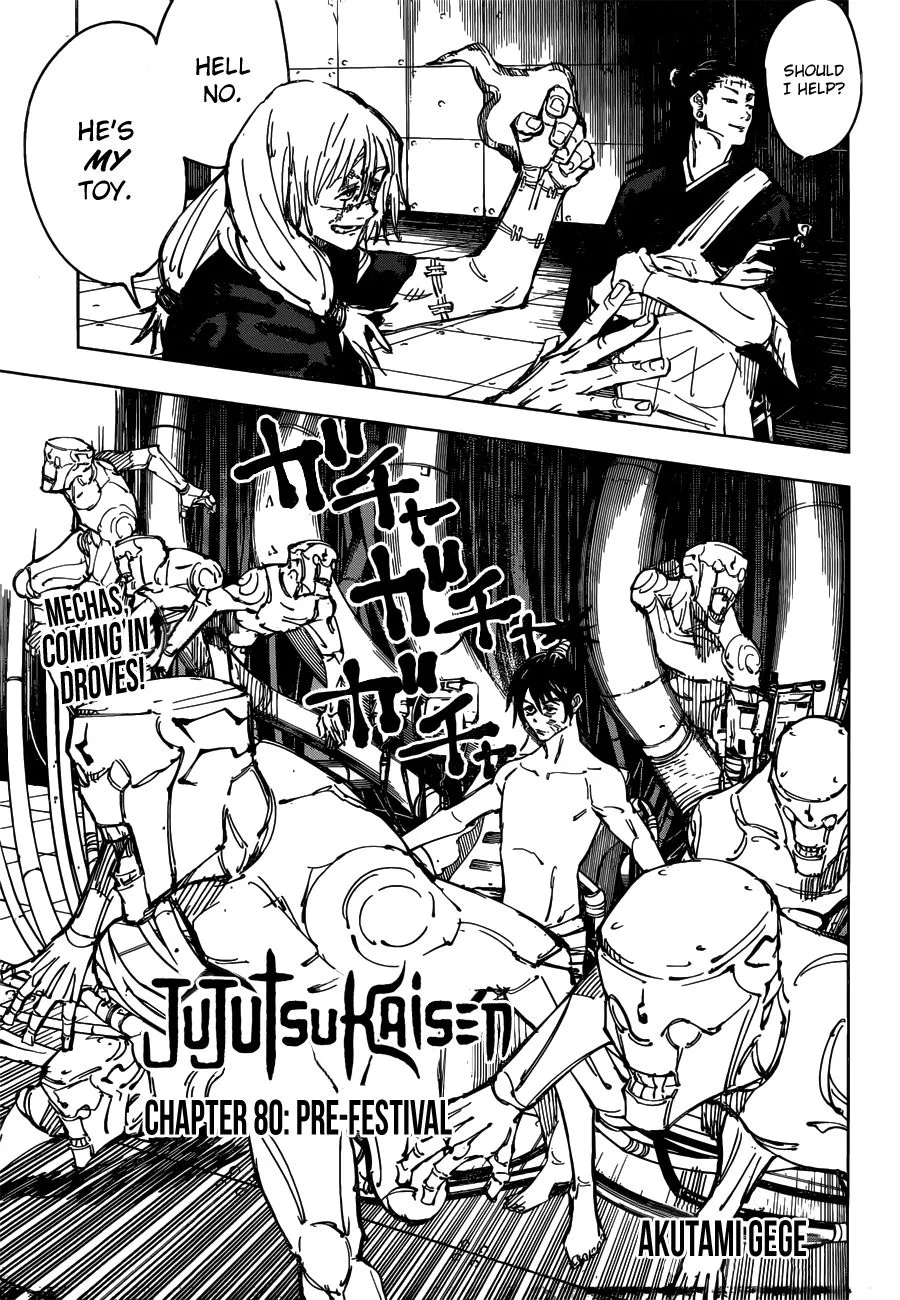 JUJUTSU KAISEN Chapter 80 page 2