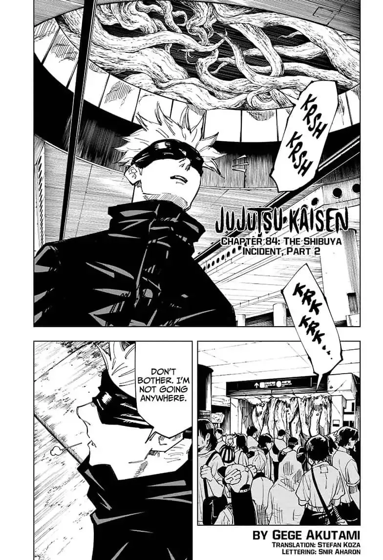 JUJUTSU KAISEN Chapter 84 page 2